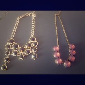 Silver & Gold Boutique Jewel Necklaces